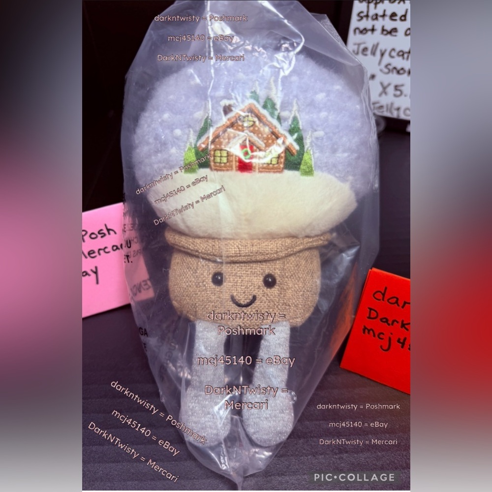 BNWT JELLYCAT AMUSEABLES SNOW GLOBE